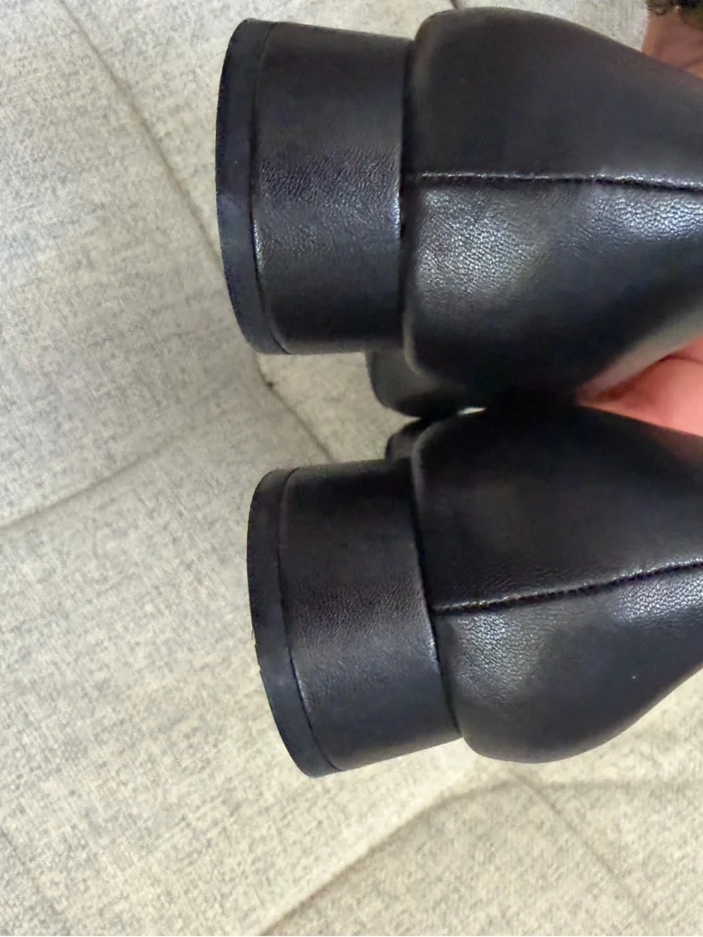 GUCCI Black Leather Ballet Gold Horsebit Heels - Picture 4 of 10